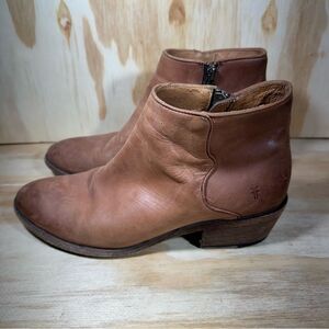 Frye Brown Ankle Boots